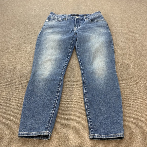 Lucky Brand Denim - Lucky Brand Blue Faded Straight-Leg Jeans